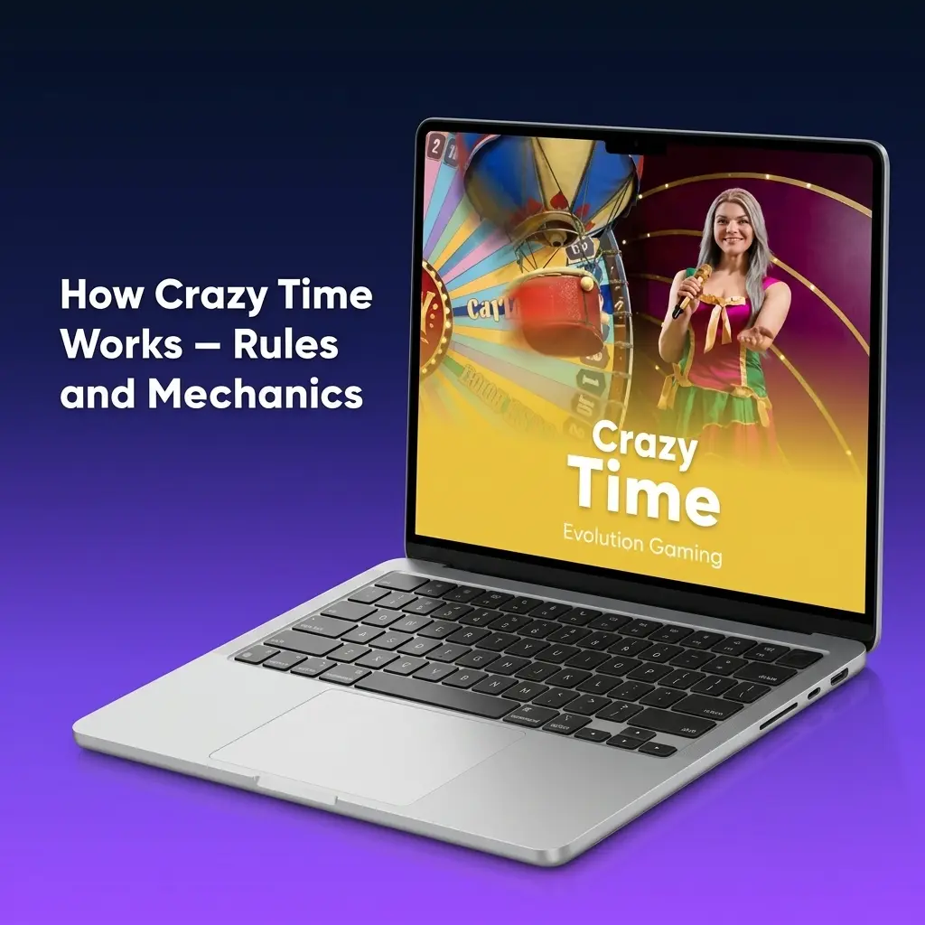 Crazy Time live wheel game showing 54 segments with cash multipliers and bonus rounds like Pachinko and Cash Hunt